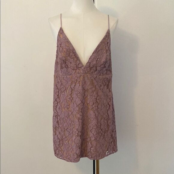 Free People Dangerous Love Lace Mini Dress Size 8 - Picture 4 of 15